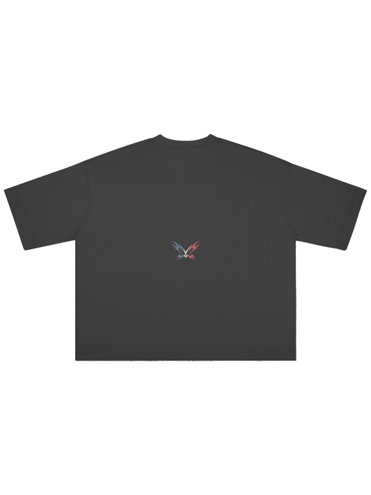 Major League x MOONAERA black oversized T-shirt back