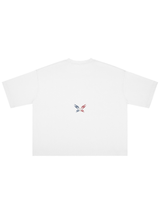 Major League x MOONAERA white oversized T-shirt back