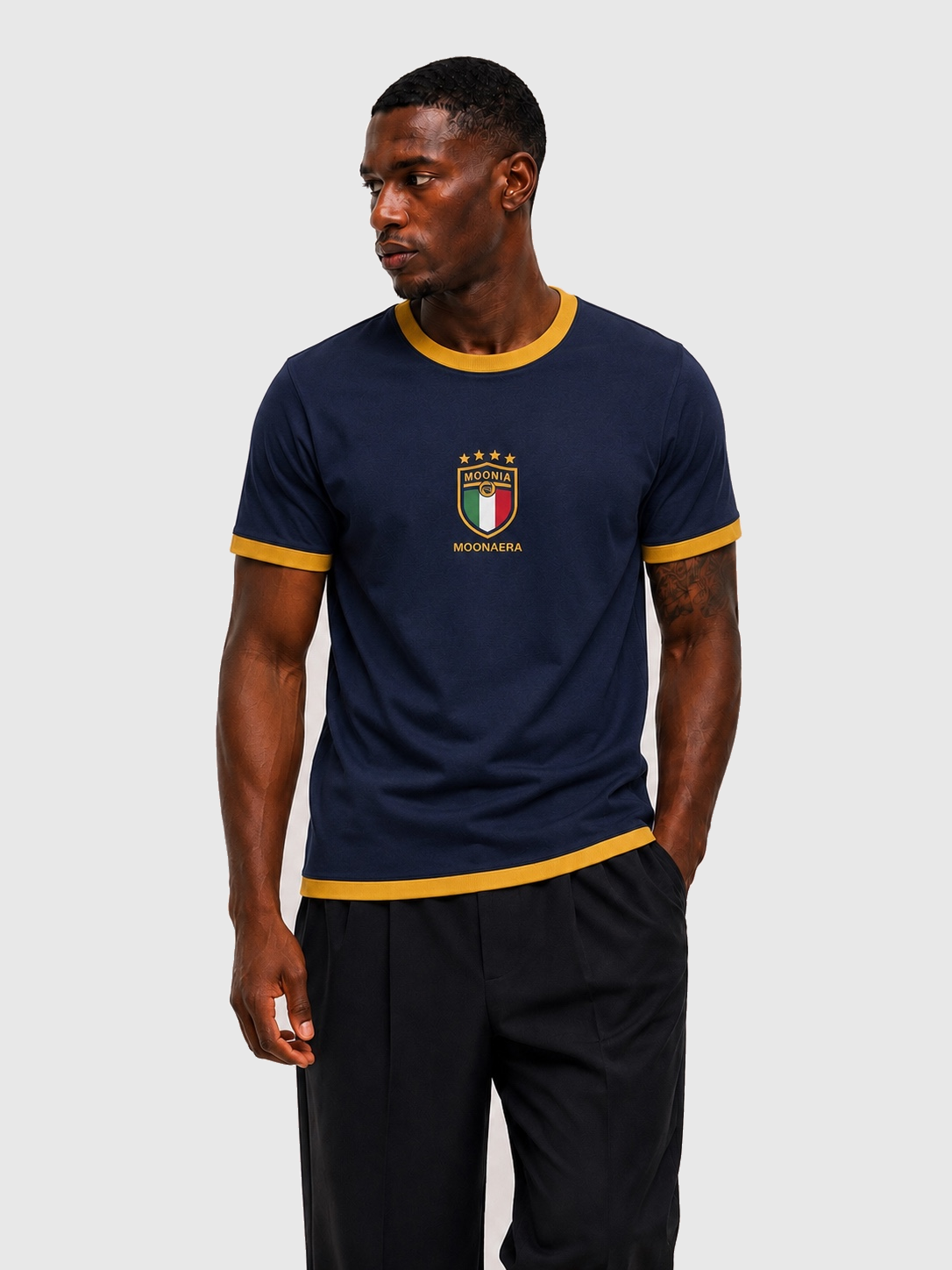 RINGER TEE - ITALY X MOONAERA