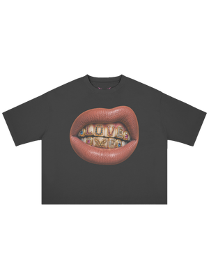 LOVE ME X MOONAERA TEE - Black