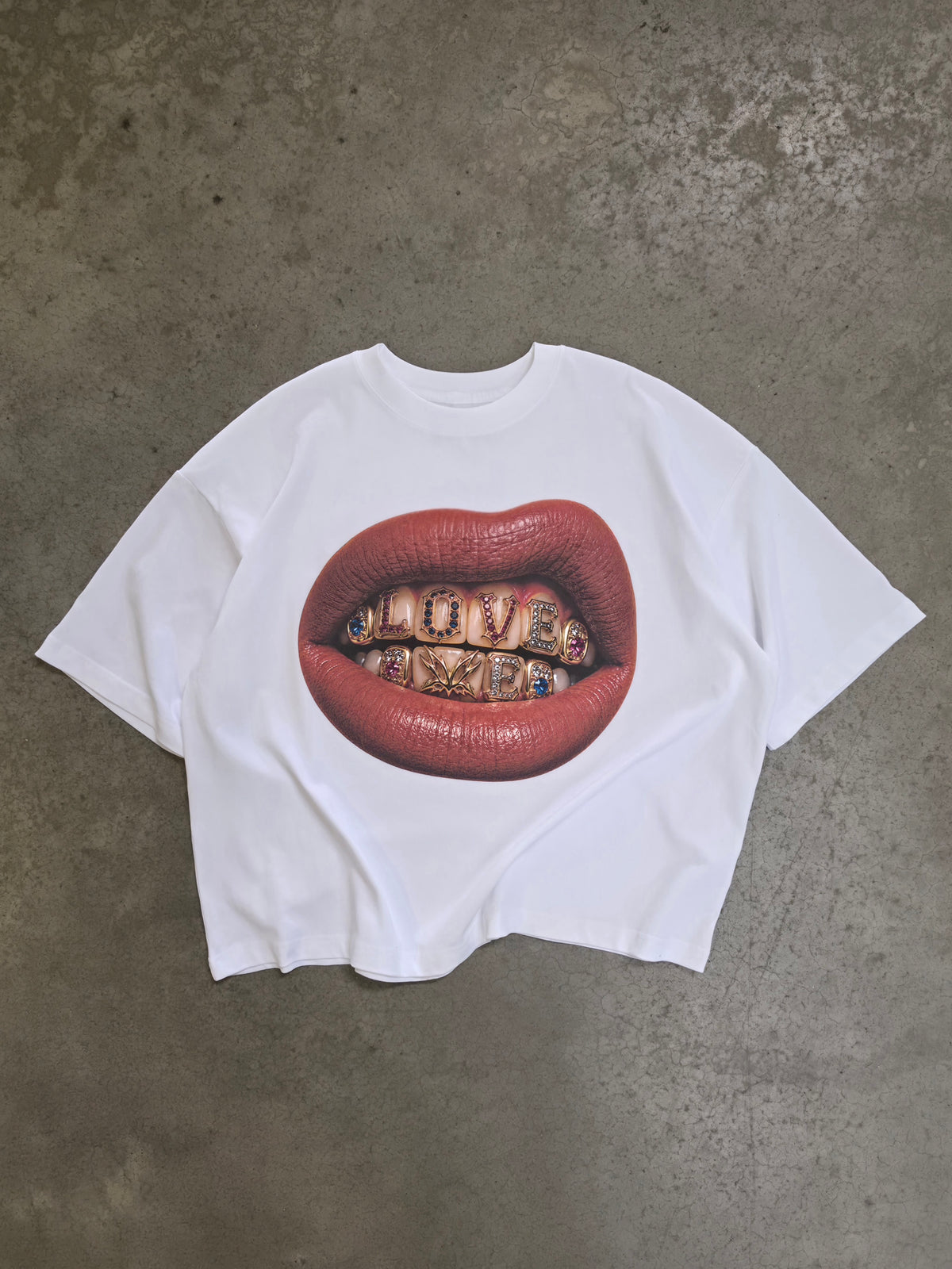 LOVE ME X MOONAERA TEE - White