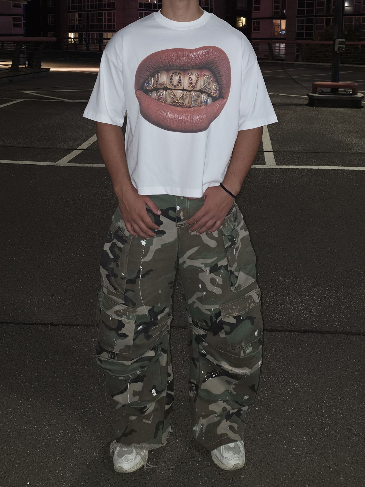 LOVE ME X MOONAERA TEE - White