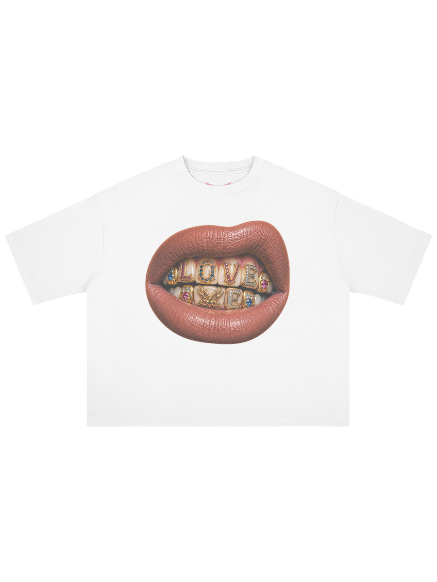 LOVE ME X MOONAERA TEE - White