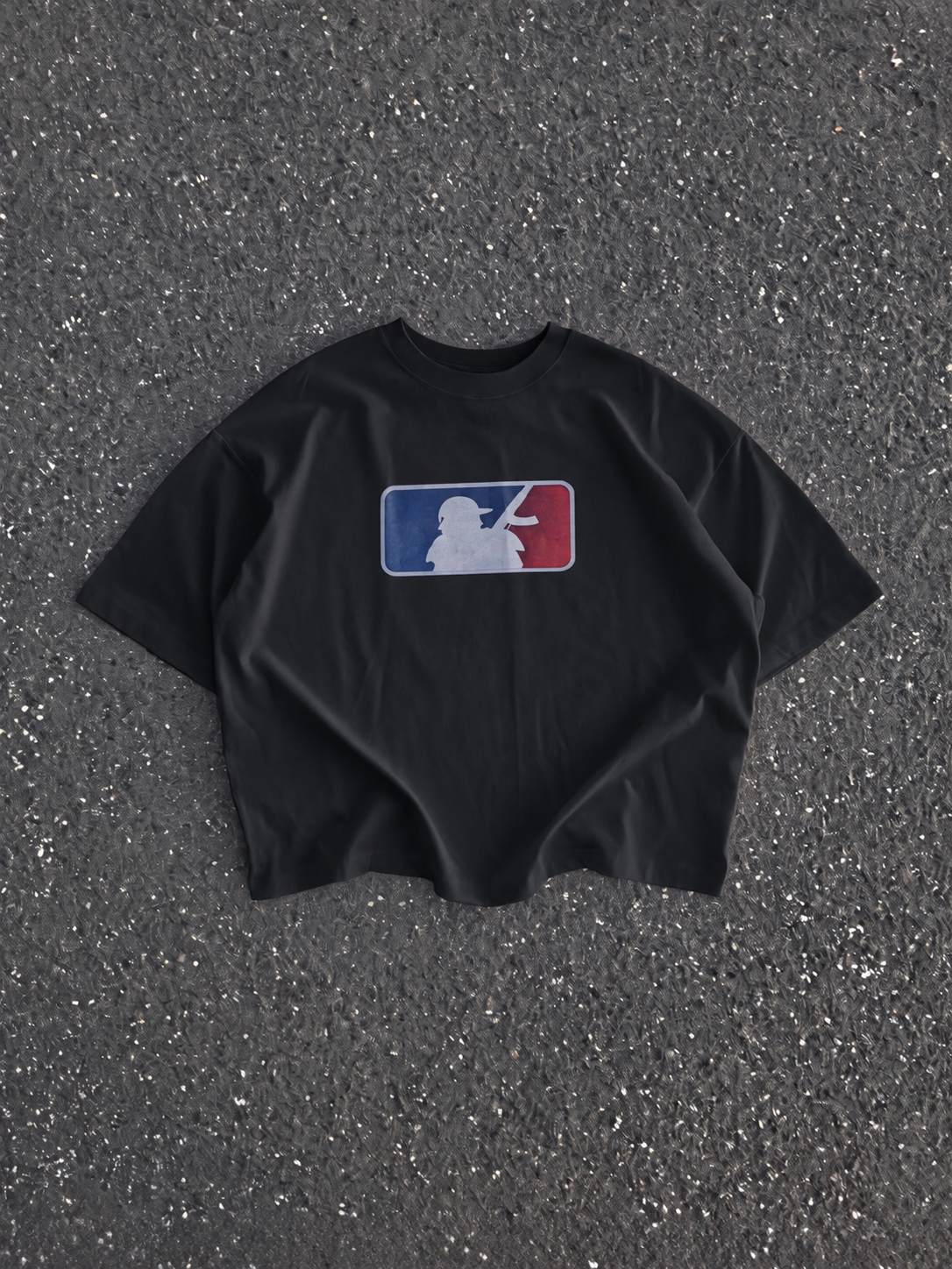 MAJOR LEAGUE X MOONAERA TEE - Black