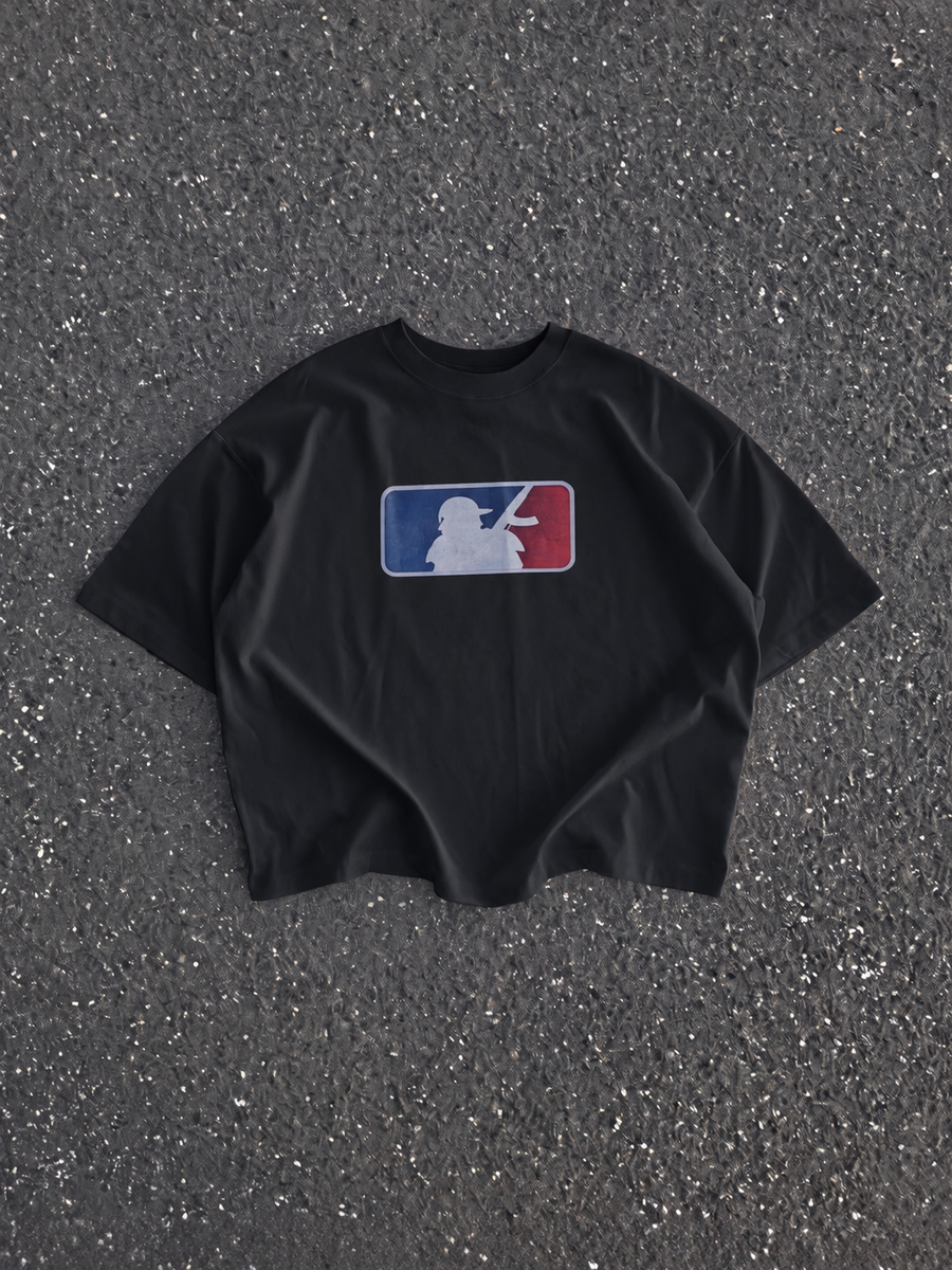 MAJOR LEAGUE X MOONAERA TEE - Black