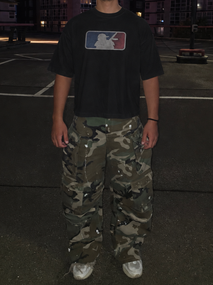 MAJOR LEAGUE X MOONAERA TEE - Black