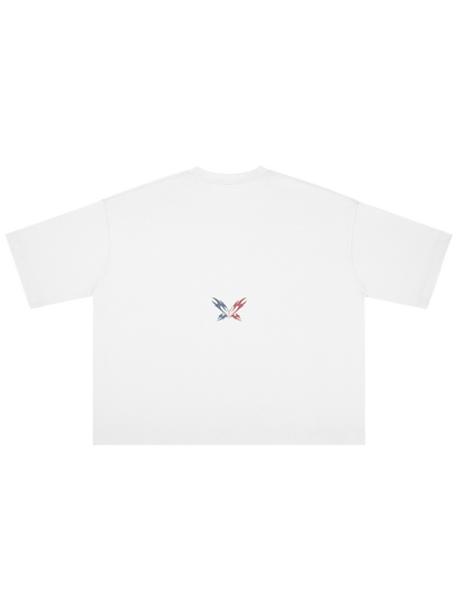 Major League x MOONAERA white oversized T-shirt back