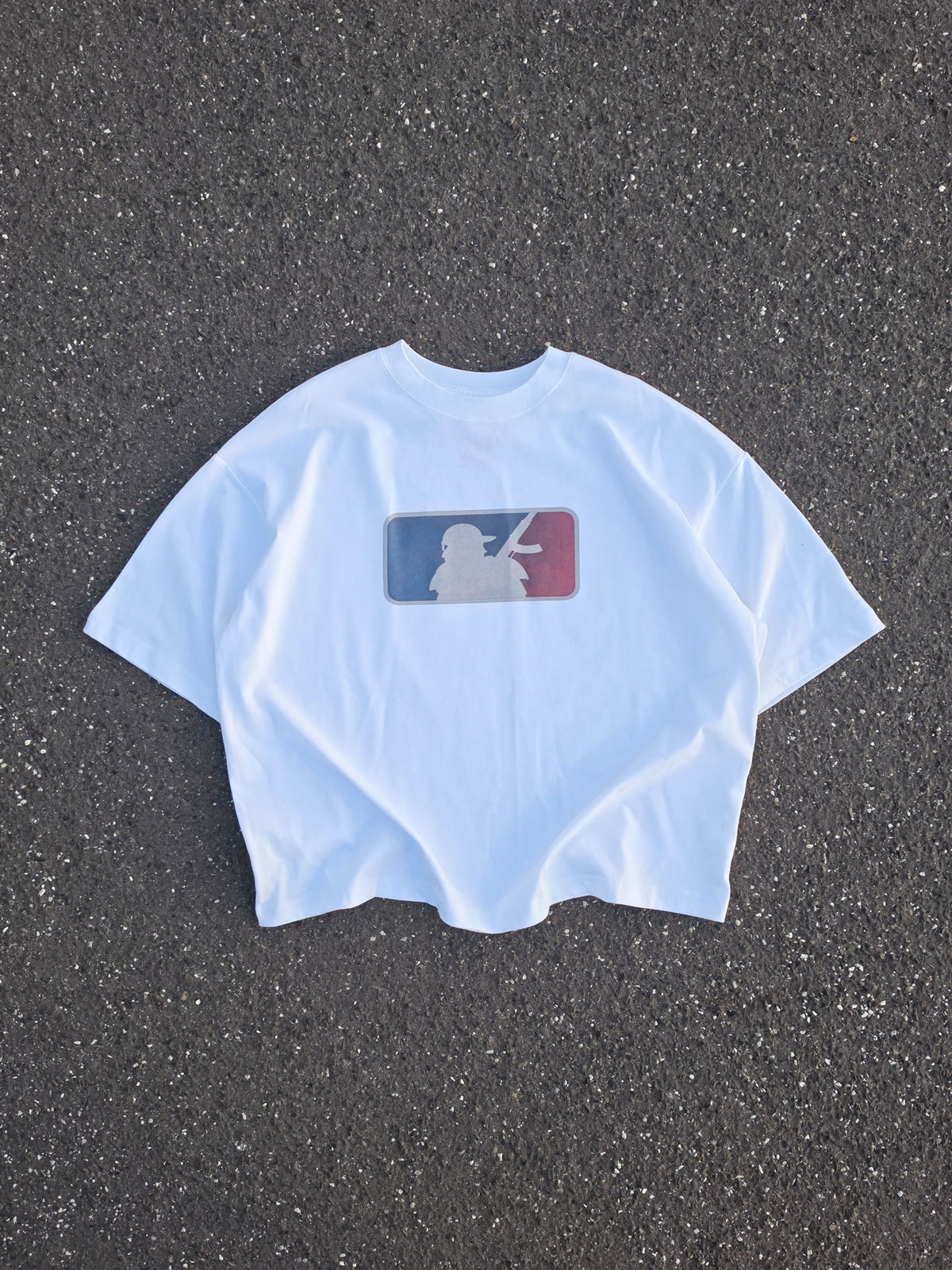 MAJOR LEAGUE X MOONAERA TEE - White
