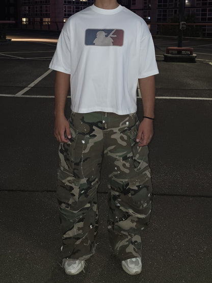MAJOR LEAGUE X MOONAERA TEE - White