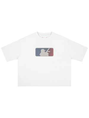 MAJOR LEAGUE X MOONAERA TEE - White