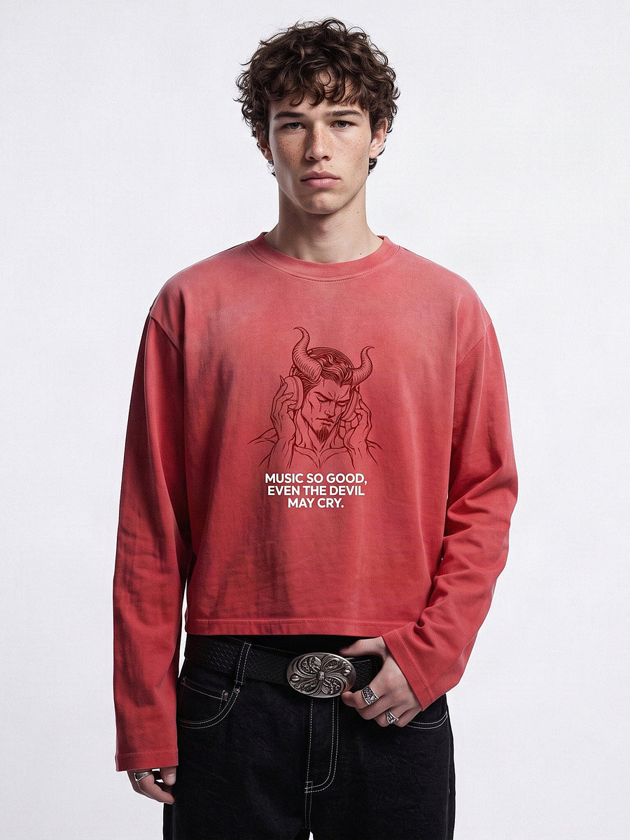 DEVIL MAY CRY LONGSLEEVE - Red