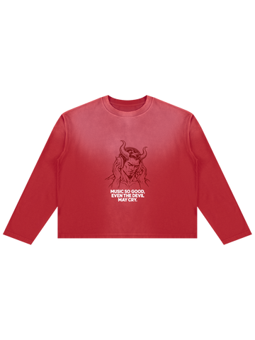DEVIL MAY CRY LONGSLEEVE - Red