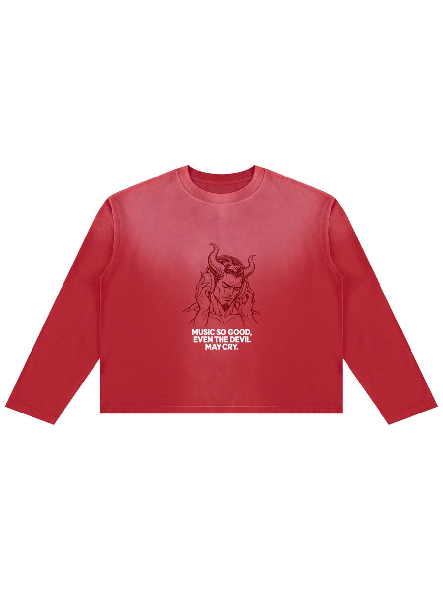 DEVIL MAY CRY LONGSLEEVE - Red