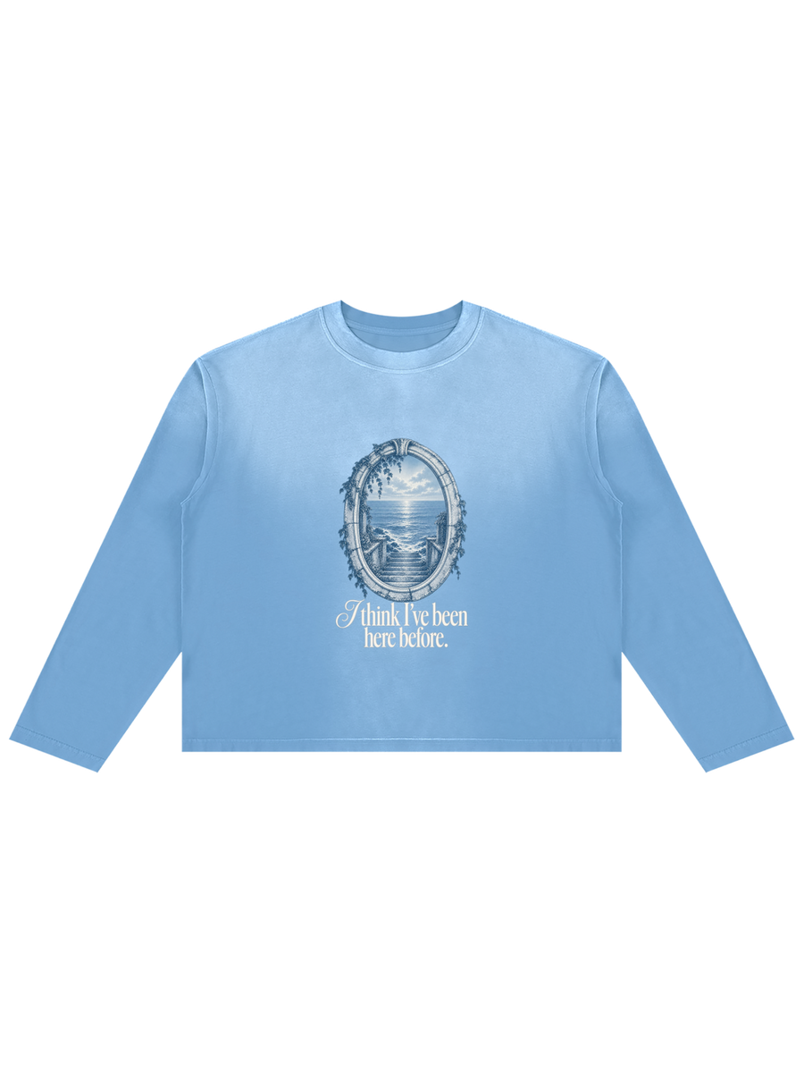 I THINK I'VE BEEN HERE BEFORE LONGSLEEVE - Sky Blue