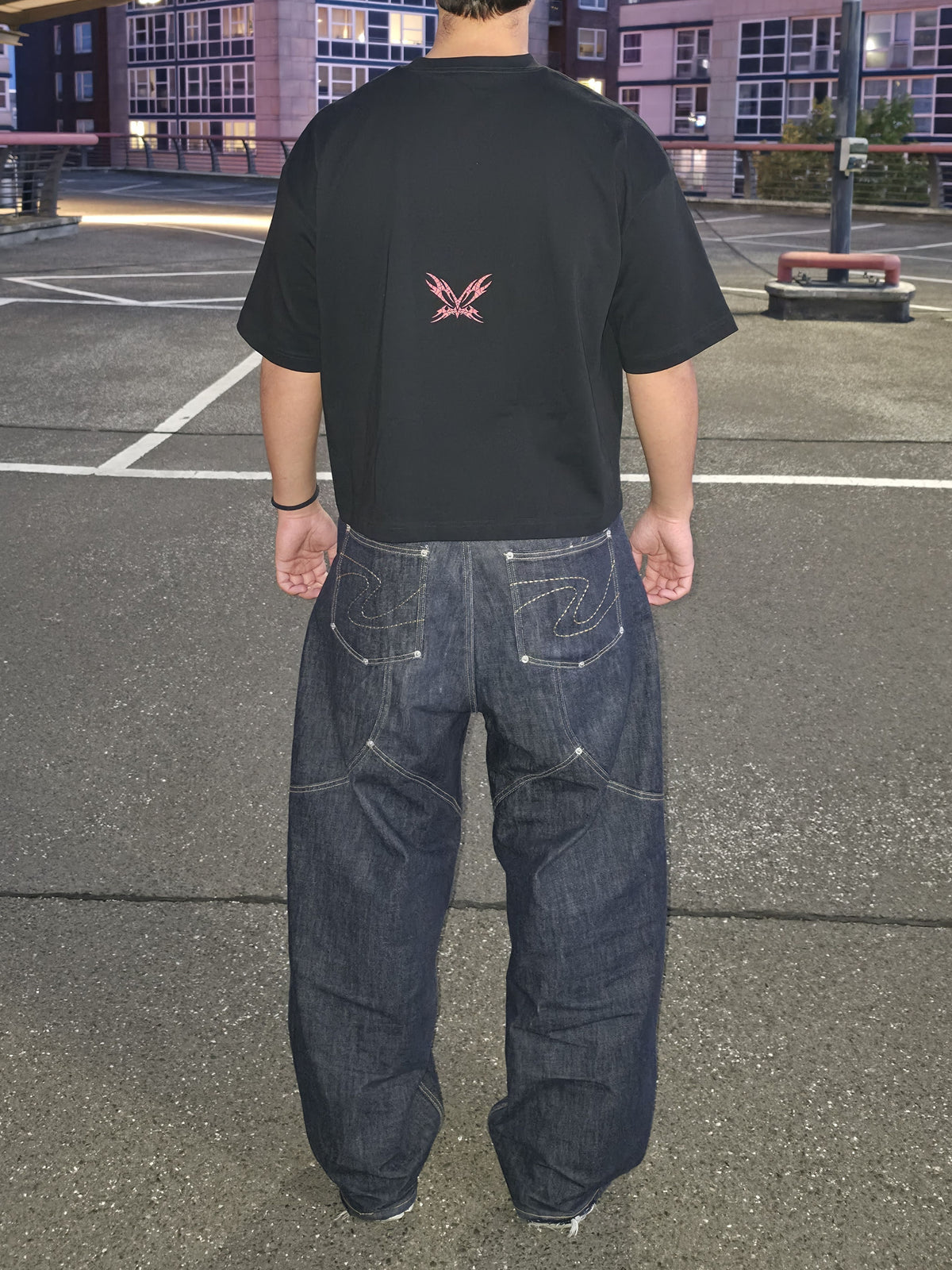 SPIDEY X MOONAERA TEE - Black