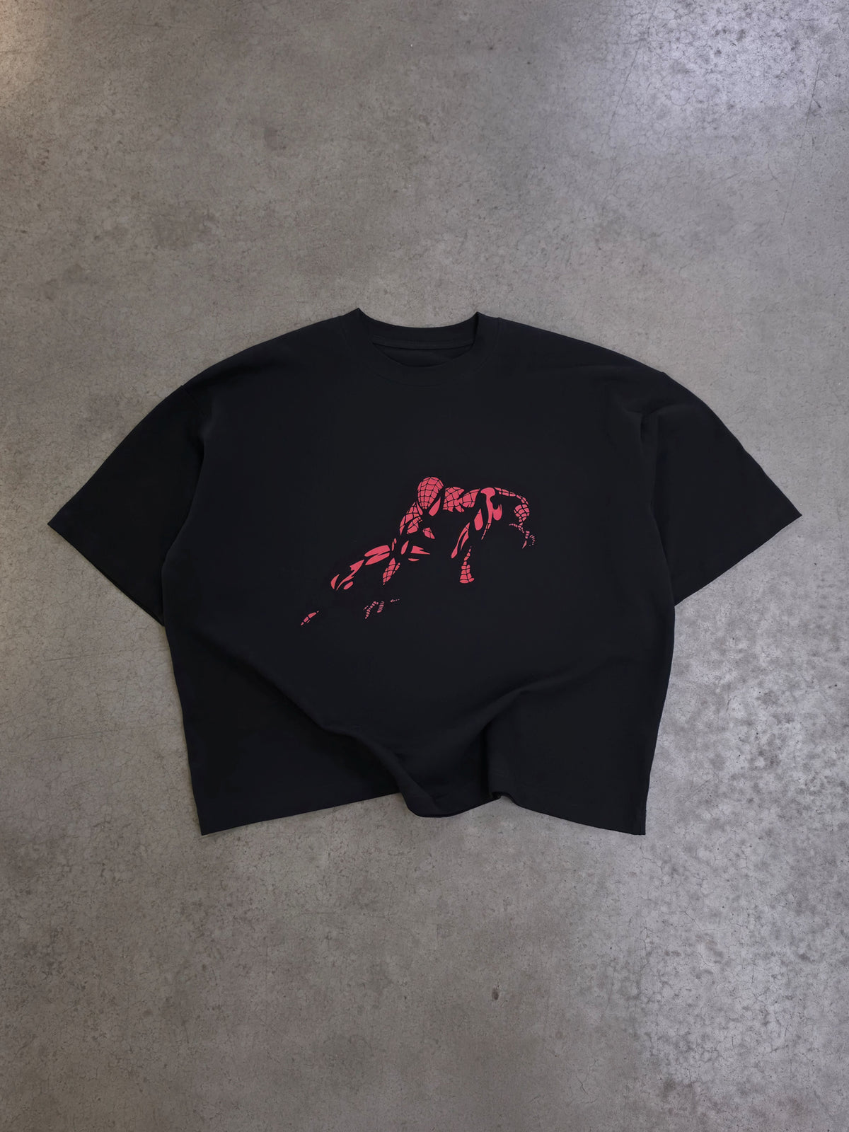 SPIDEY X MOONAERA TEE - Black