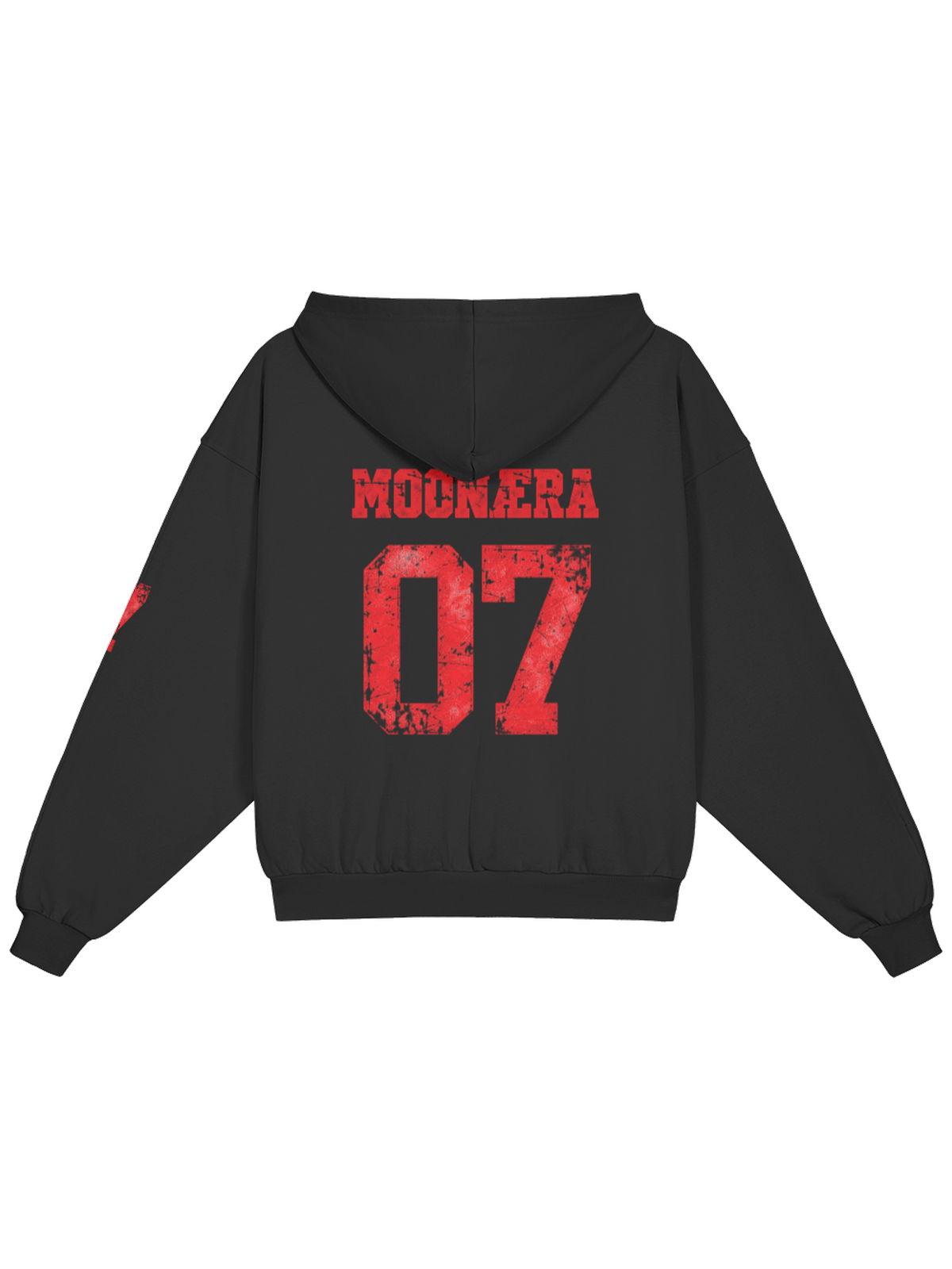 Spidey × MOONAERA zip hoodie – Black