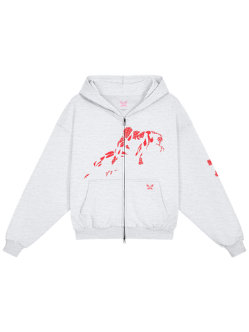 SPIDEY ZIPPER LIGHT GREY